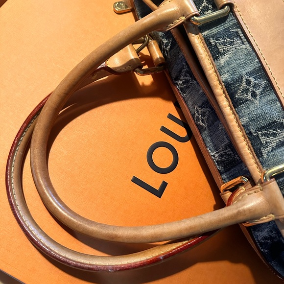 Denim Louis Vuitton Pre-Owned 2006 Cabas Raye GM tote bag - Picture 10 of 17